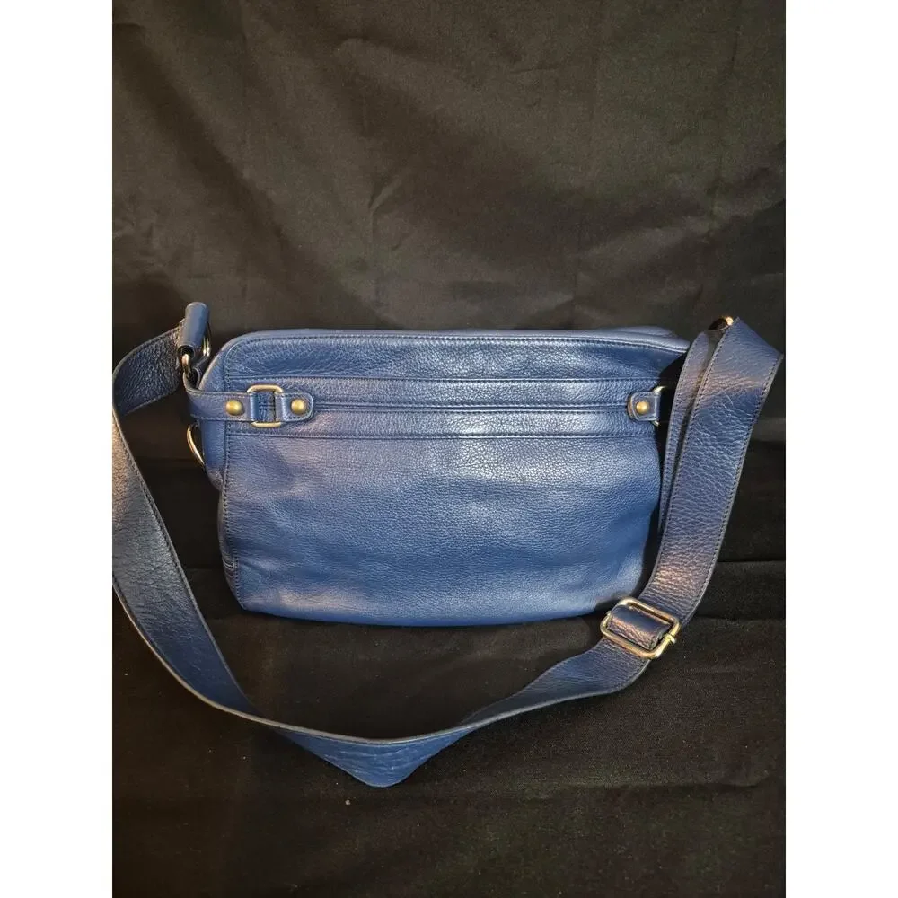 Hayden Harnett Leather Purse Blue Shoulder Bag, Handbag , Made In Brooklyn NY